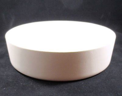 Plaster dog bowl mold, for making ceramic dog bowl dishes.