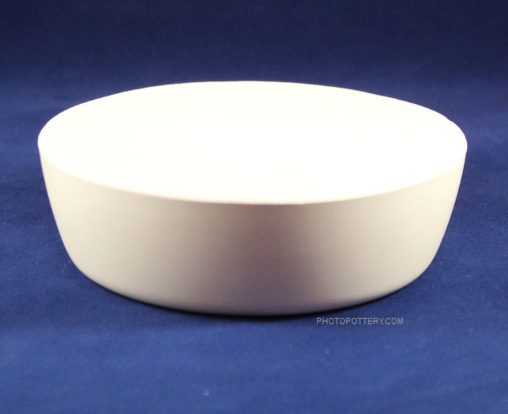 Plaster hump mold, size medium, for making ceramic cat bowls. 