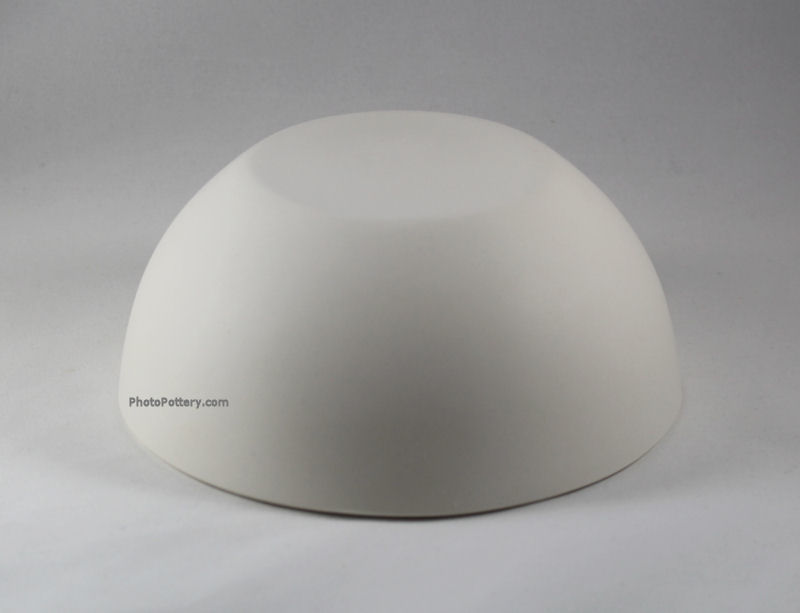 Medium Round Drape Mold, Made of Plaster, Inverted (position for draping clay) for making pottery bowls