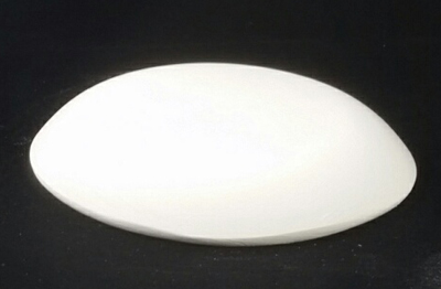 Small round plaster hump mold to make pottery jewelry plates, small plates and bowls.